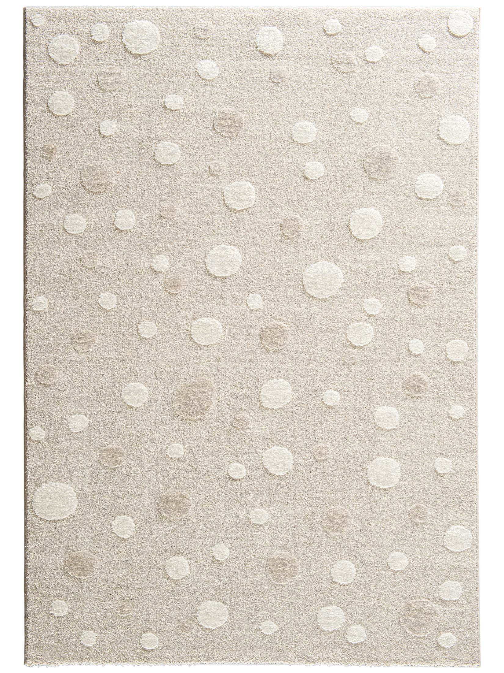 Pünktchen Kinder-Teppich, Hellbeige