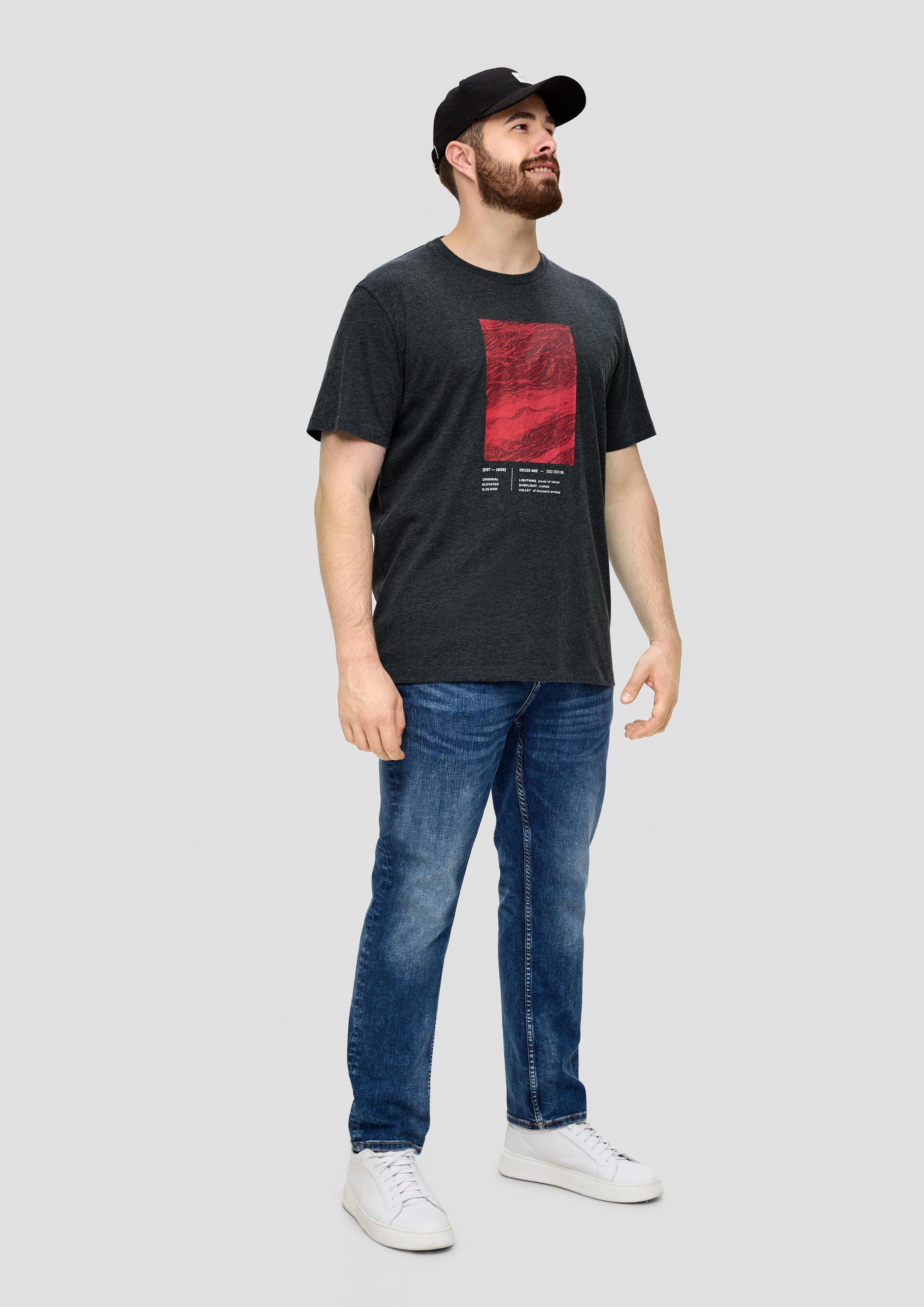 T-Shirt mit Frontprint  2143249-98D1