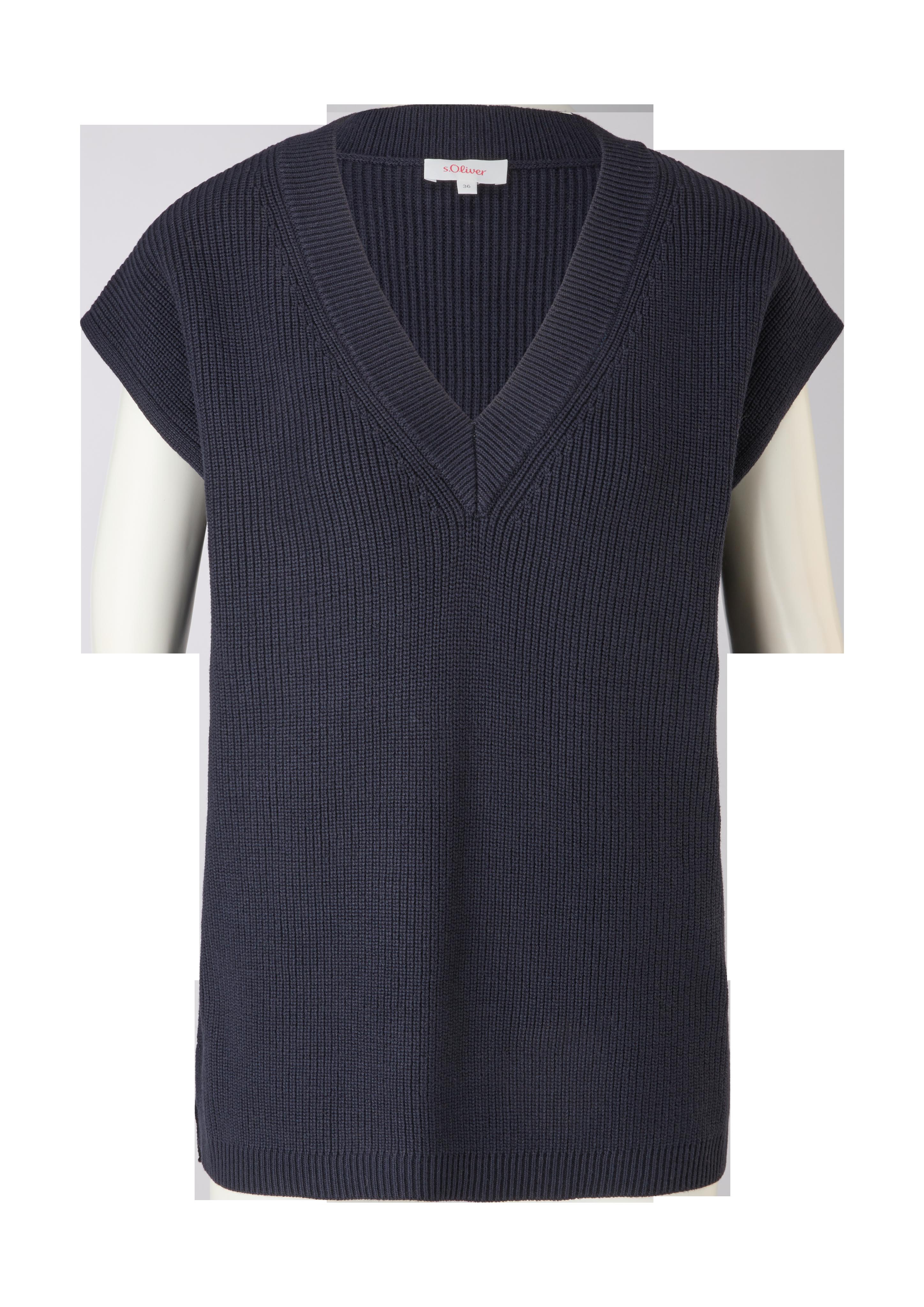 Gerippter Strickpullunder  2121132-5959