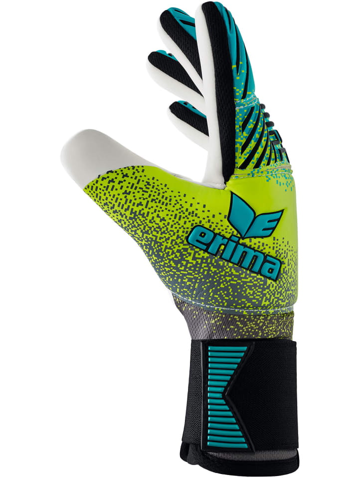 erima Flex Rd Robusto Torwarthandschuhe in petrol/lime/schwarz günstig kaufen