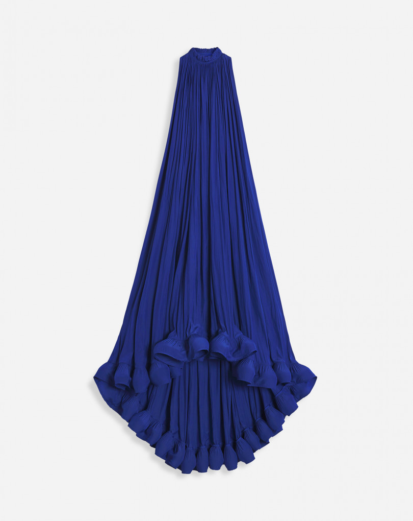 ROBE LONGUE EN CHARMEUSE TRIBUTE