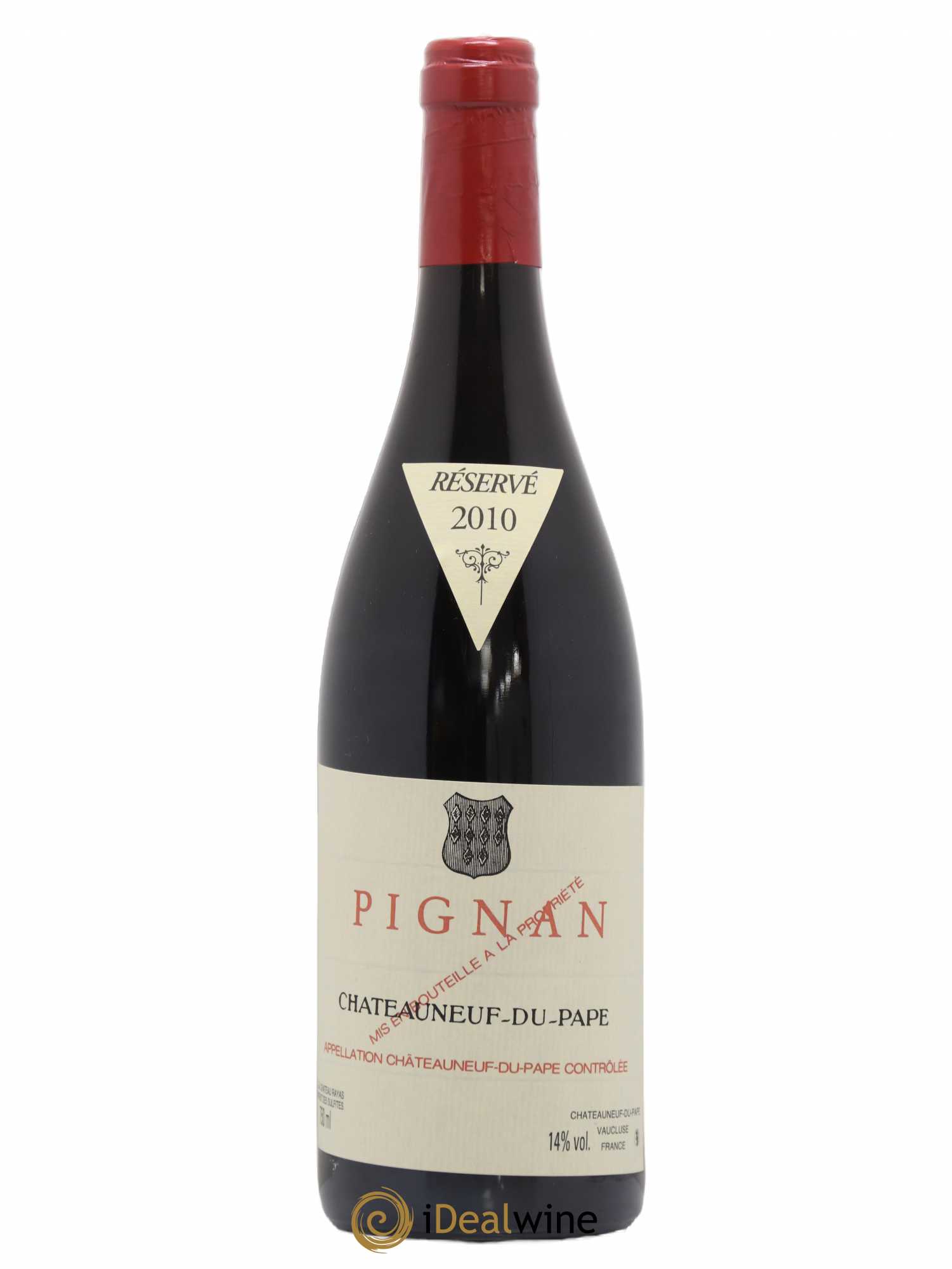Châteauneuf-du-Pape Pignan Emmanuel Reynaud  2010 - Lot de 1 Bouteille