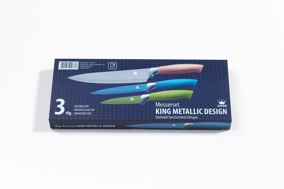 KING 6tlg. Vorteilsset inkl. Schüsseln und Messer