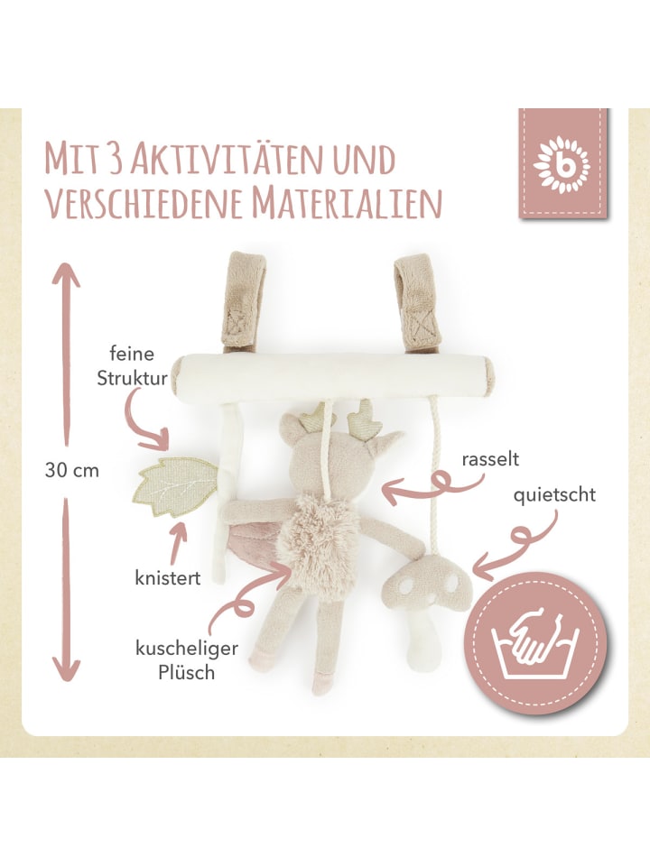 Bieco Spielwaren Kinderwagen Kette Design Reh - ab Geburt in Beige günstig kaufen onesize