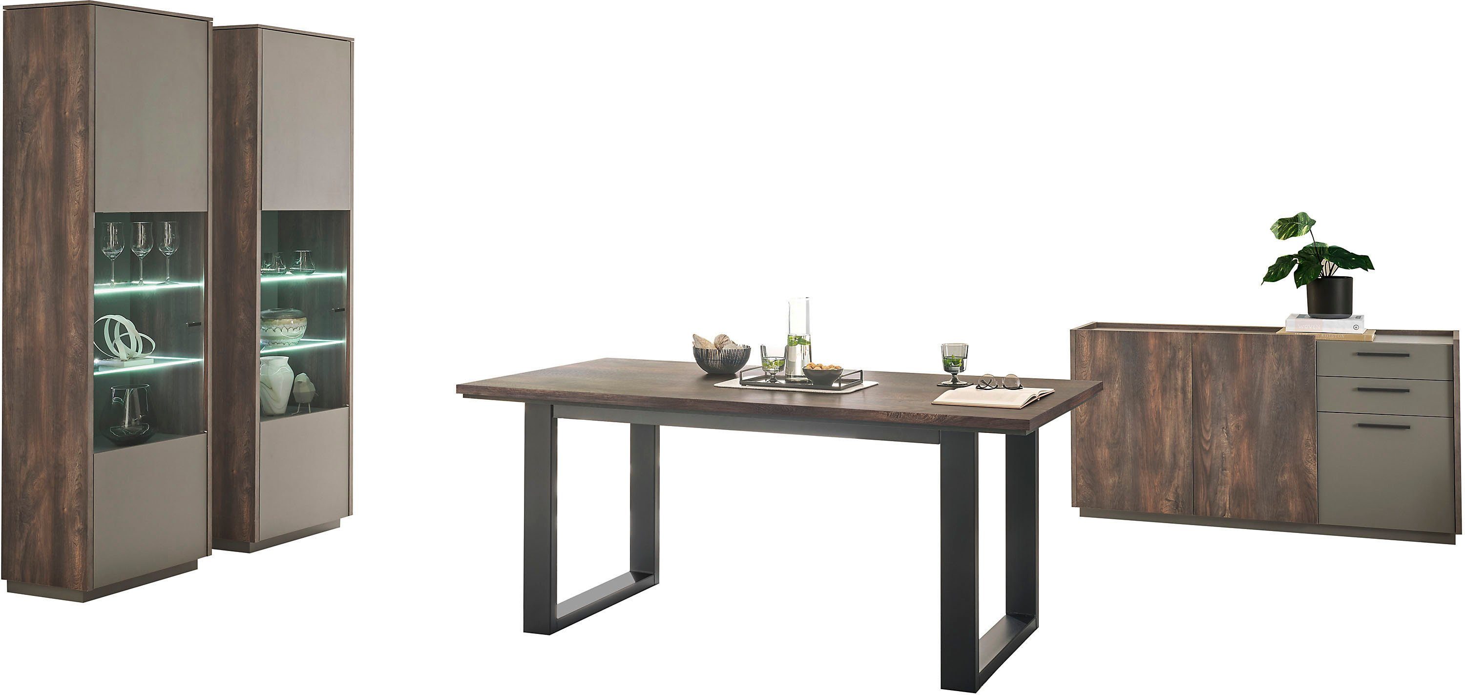 INOSIGN Esszimmer-Set LARGO, (Set, 4-St)