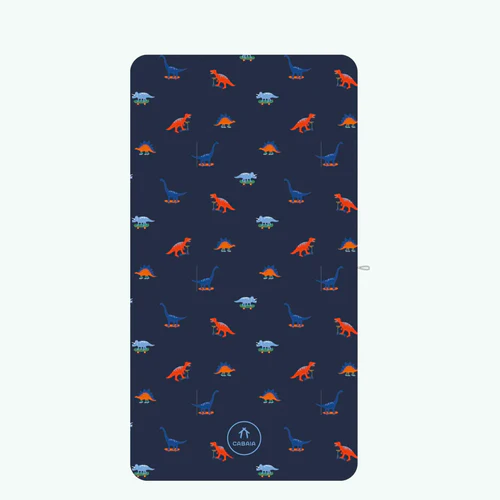 Drumheller - Blue Rectangular Microfiber Towel