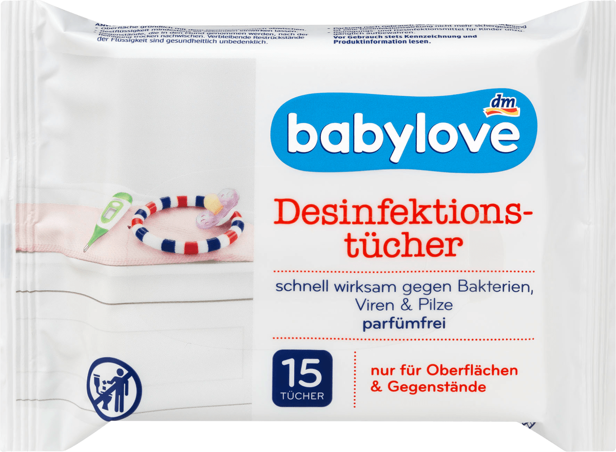 Desinfektionstücher Parfümfrei, 15 St