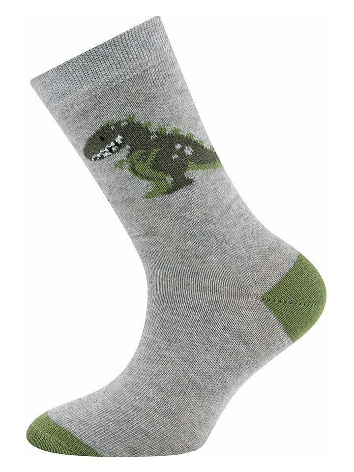 ewers 3er-Set: Socken in Grün/ Grau günstig kaufen