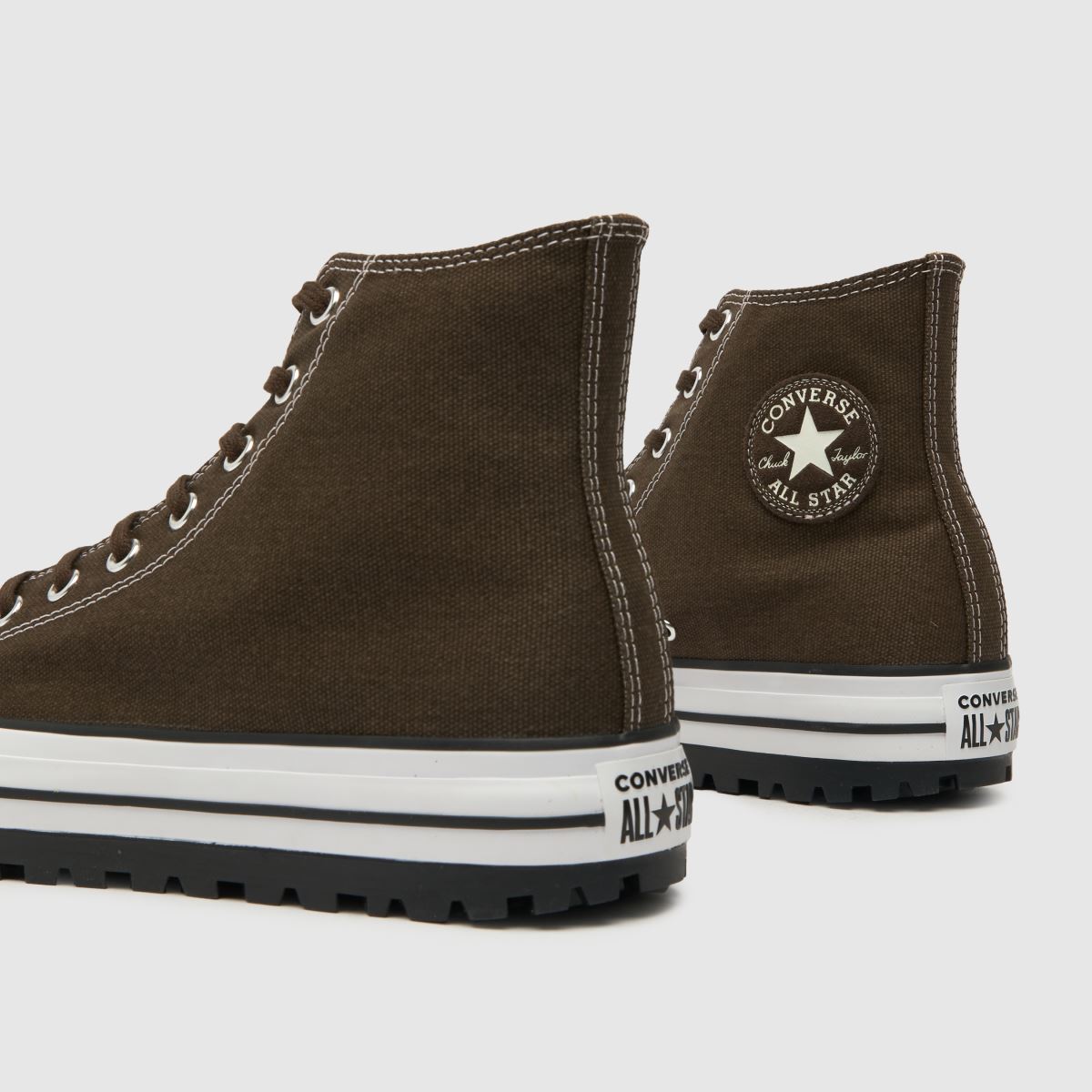 Converse – All Star – Hi City Trek – Mörkbruna sneakers