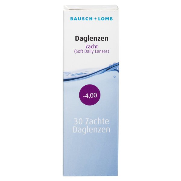 Bausch & Lomb -4.00 pehmeät kertakäyttöpiilolinssit lääkinnällinen laite - 30 kpl