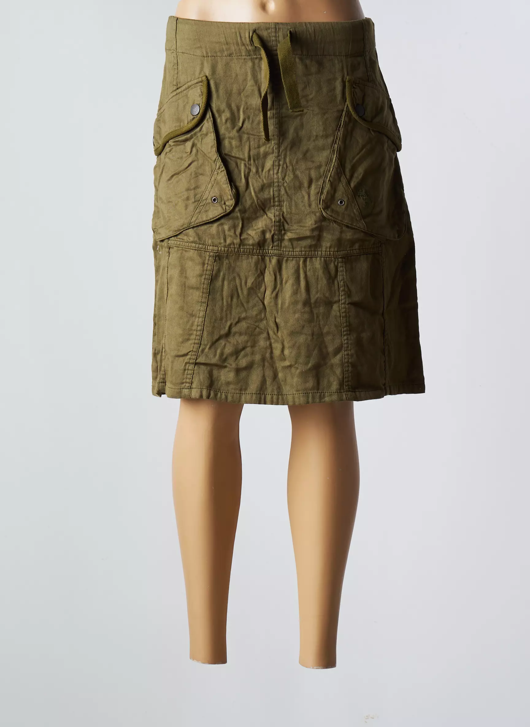 Diesel Jupes Mi Longues Femme couleur vert