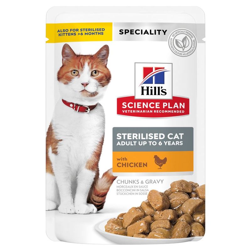 Sparpaket Hill's Science Plan Adult Sterilised 24 x 85 g | bitiba
