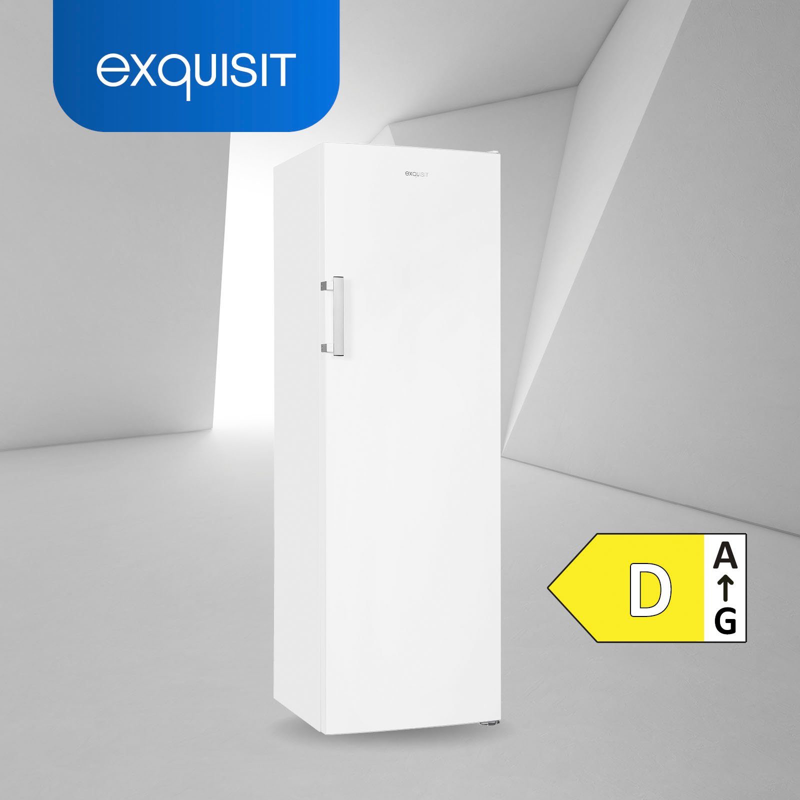 exquisit Gefrierschrank GS271-NF-H-040D weiss, 170,5 cm hoch, 54 cm breit