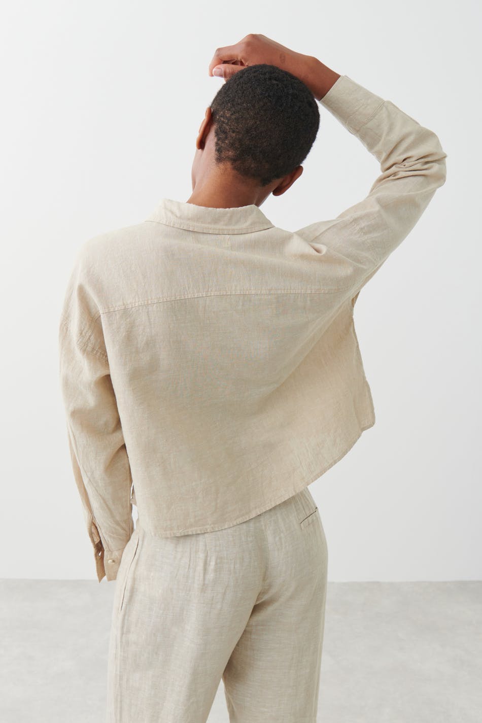 Magda linen blend shirt
