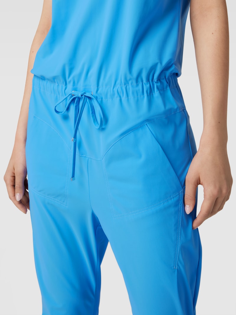 Jumpsuit mit V-Ausschnitt Modell 'GIRA' in royalblau