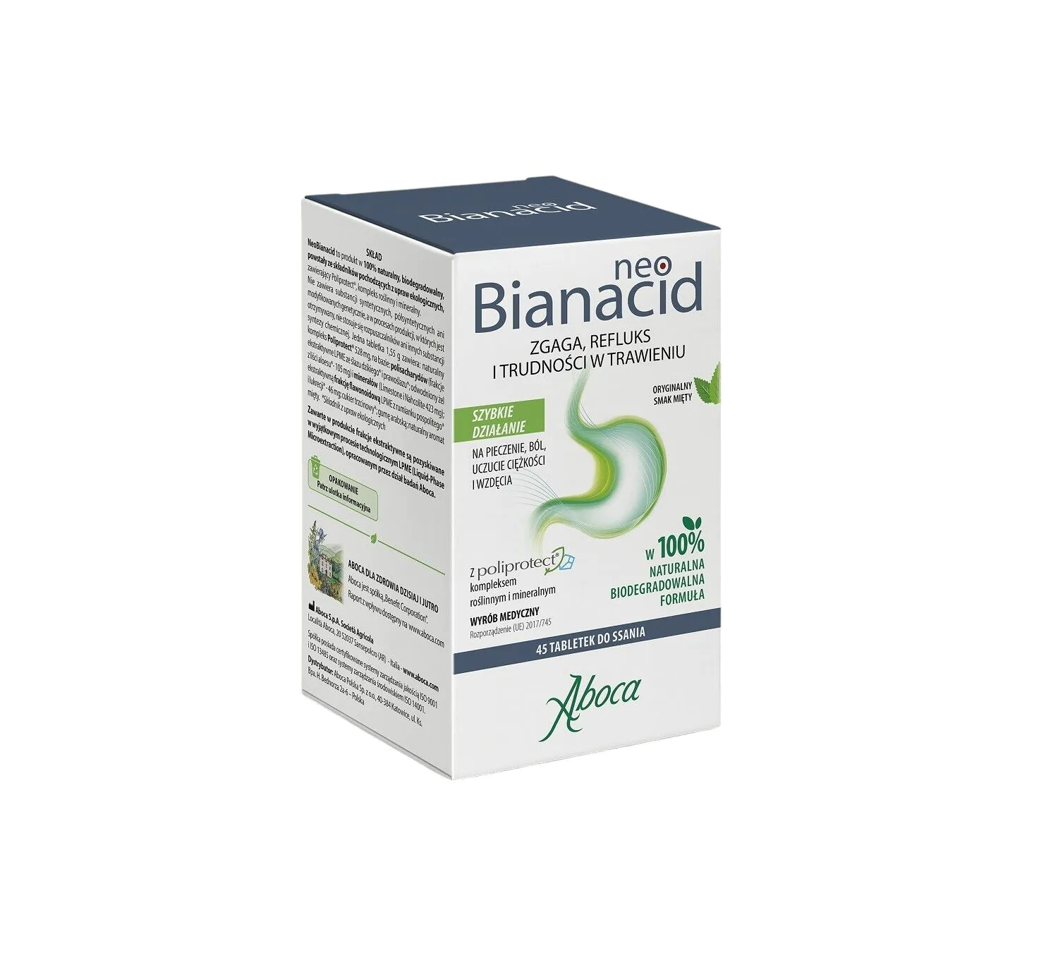 Παστίλιες με γεύση λεμονιού Aboca Neobianacid