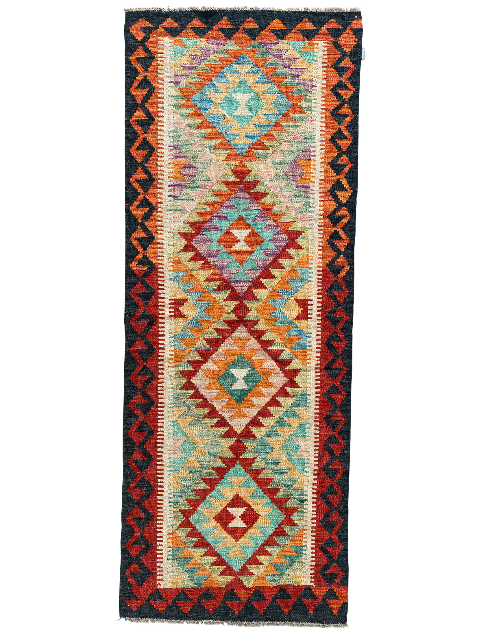 Afghan Kelim ca. 73 x 194 cm, Unikat / Einzelstück