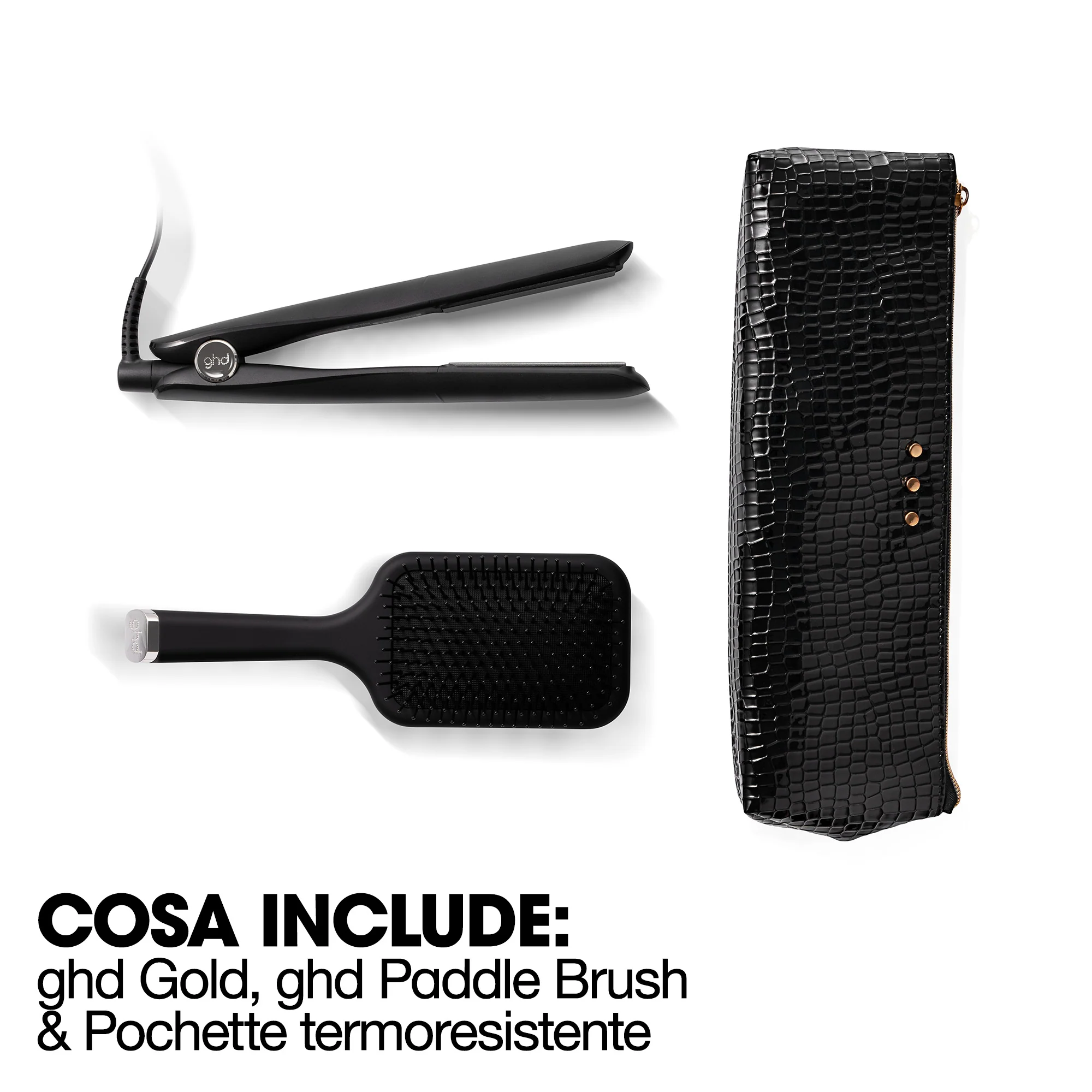 ghd gold® Styler poklon set - Profesionalni pegla za kosu + četka - Poklon setovi za kosu, Pegla za kosu, Četke