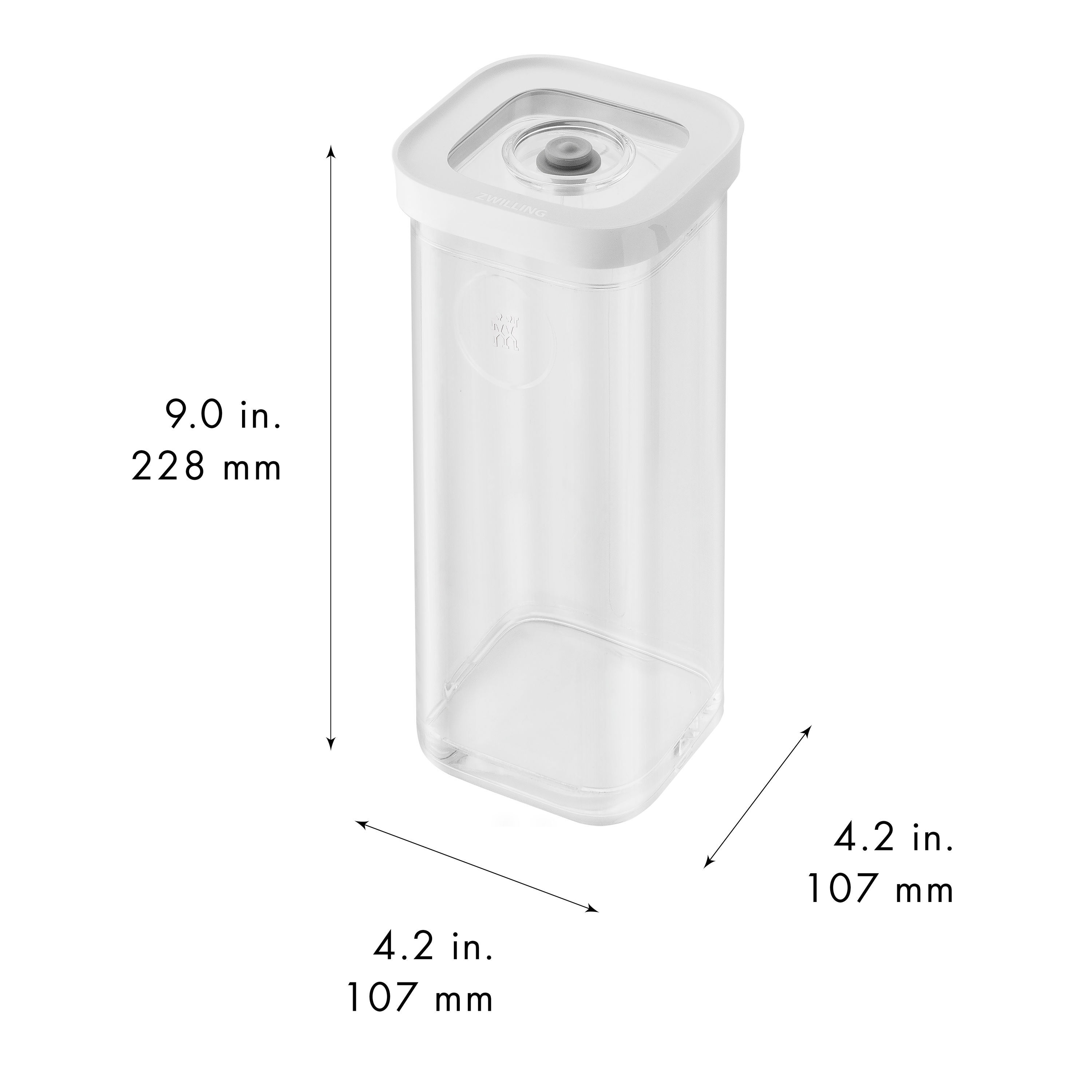 CUBE Box 3S, Transparent-Weiß