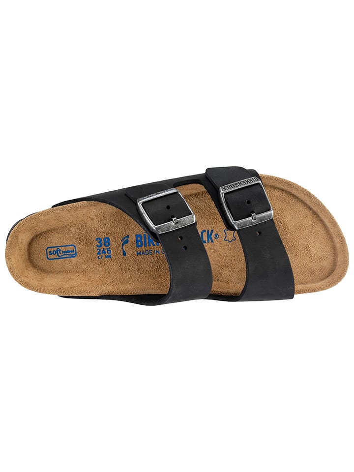Birkenstock Leder-Pantoletten 
