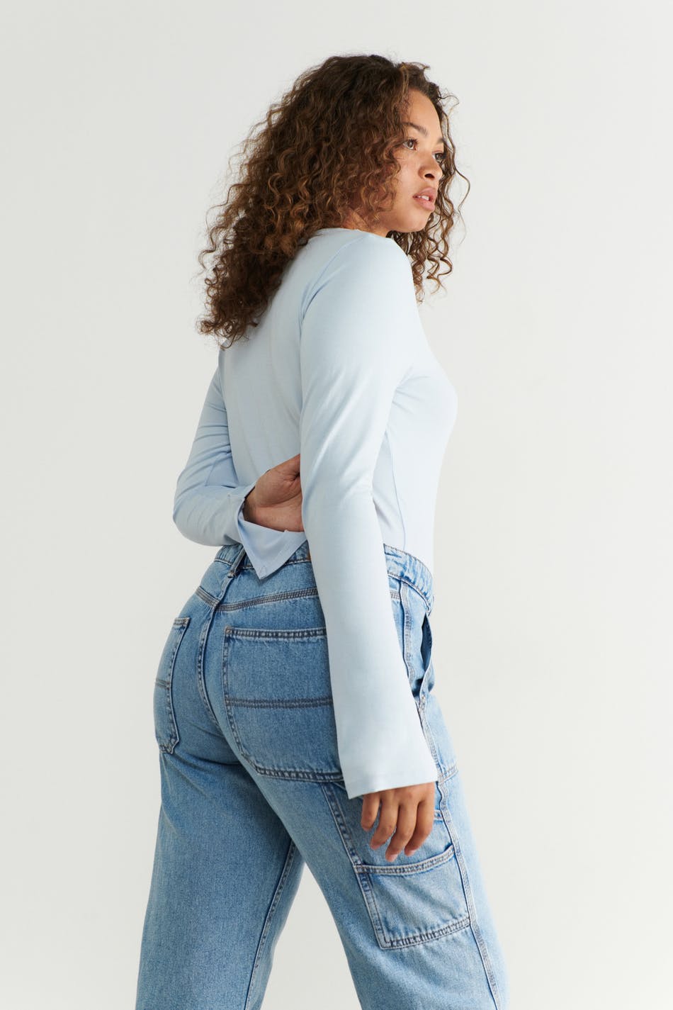 Soft touch jersey top