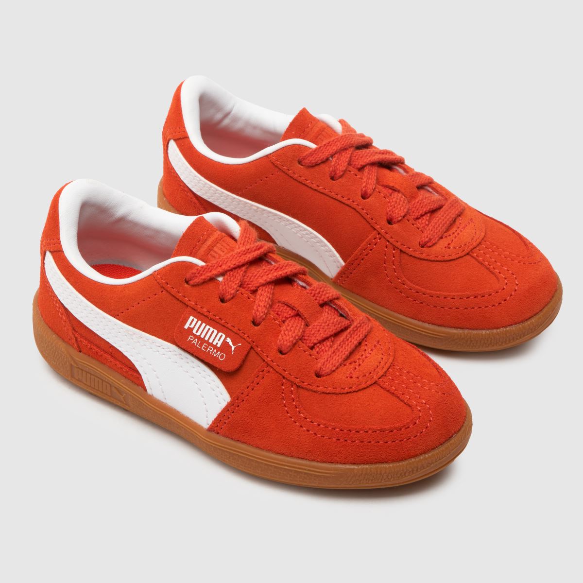 PUMA piros palermo fiú junior edzőcipő
