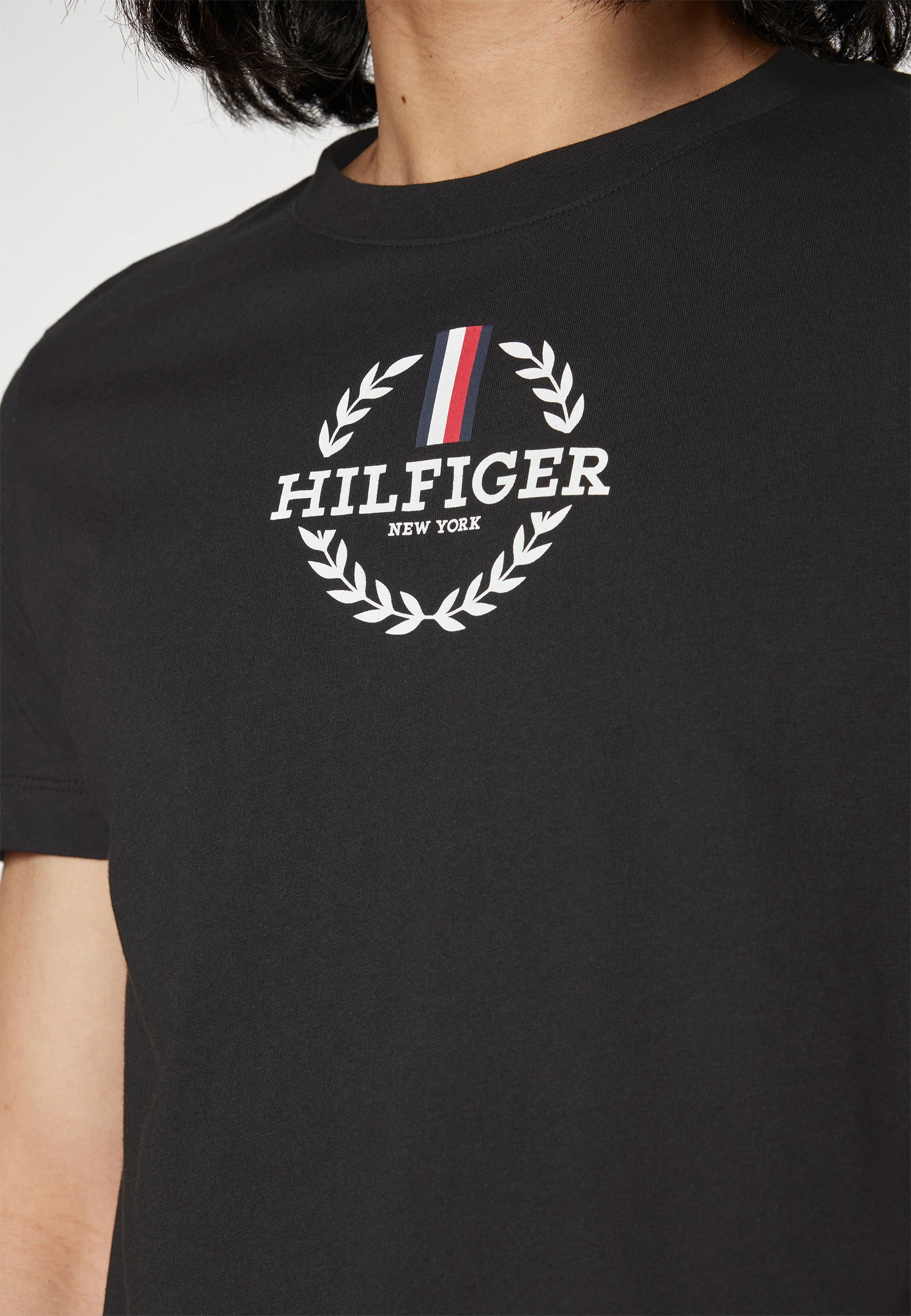 Tommy Hilfiger GLOBAL STRIPE WREATH TEE - Camiseta con estampado