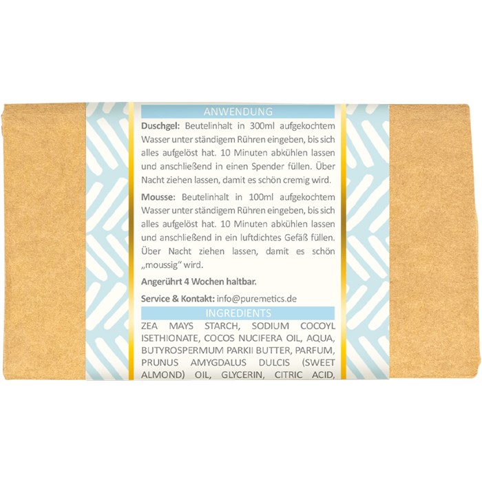 Duschgel-Pulver Cotton