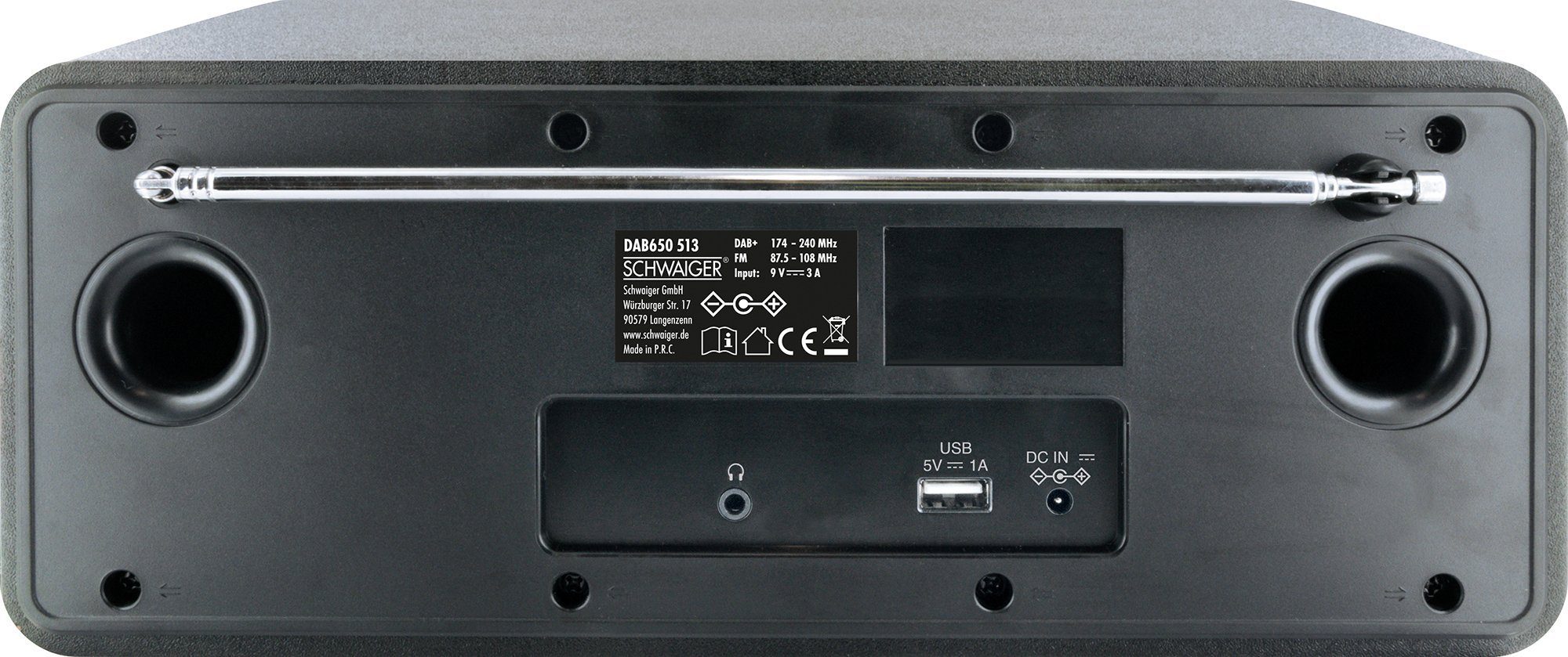 Schwaiger DAB650 513 Internet-Radio (DAB, DAB+, FM, 10 W, Weckfunktion)