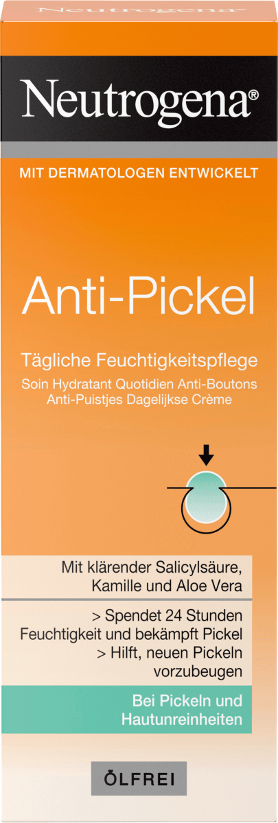 Anti Pickel Feuchtigkeitscreme, 50 ml