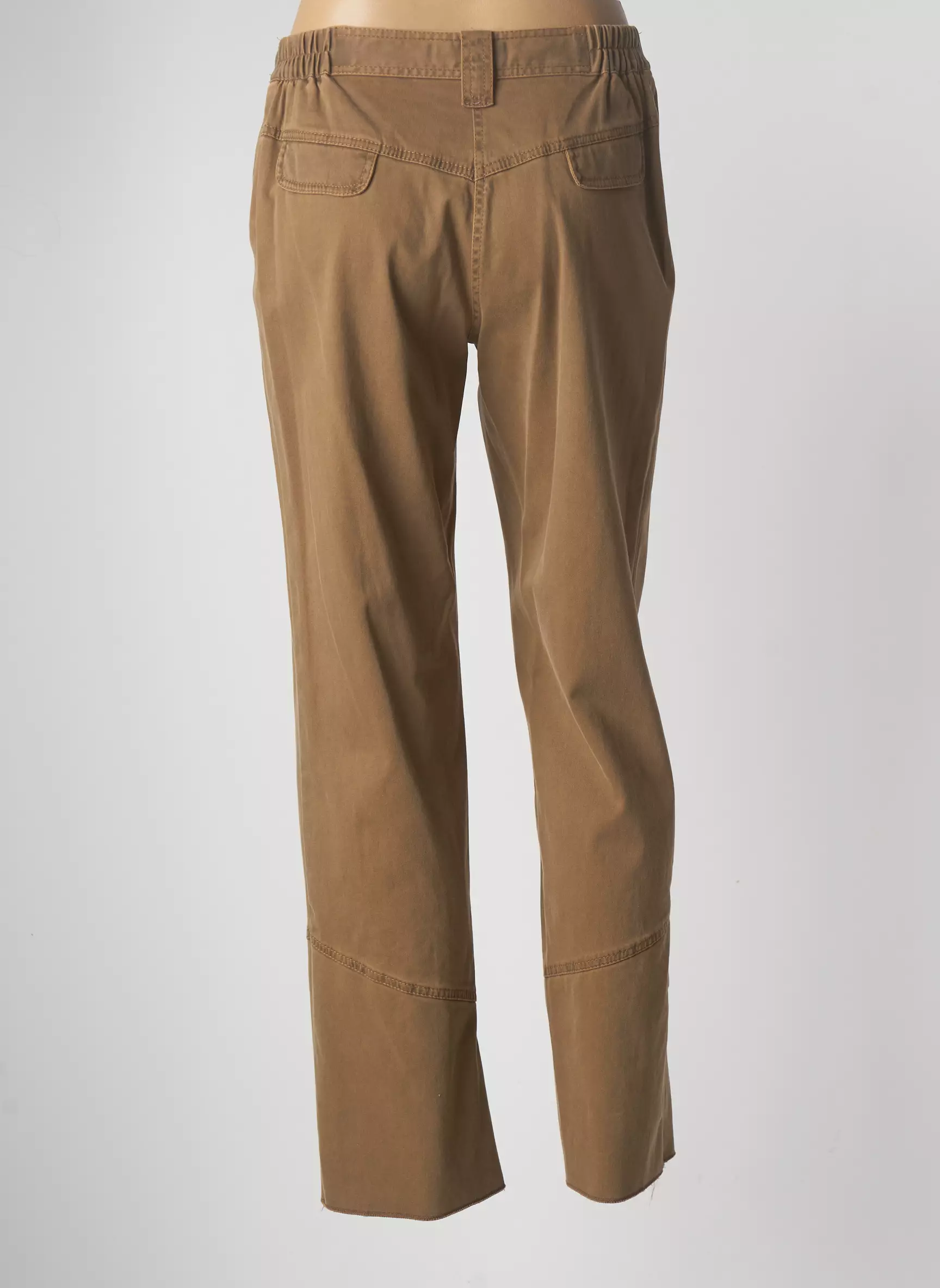 Jumfil Pantalons Droits Femme couleur marron