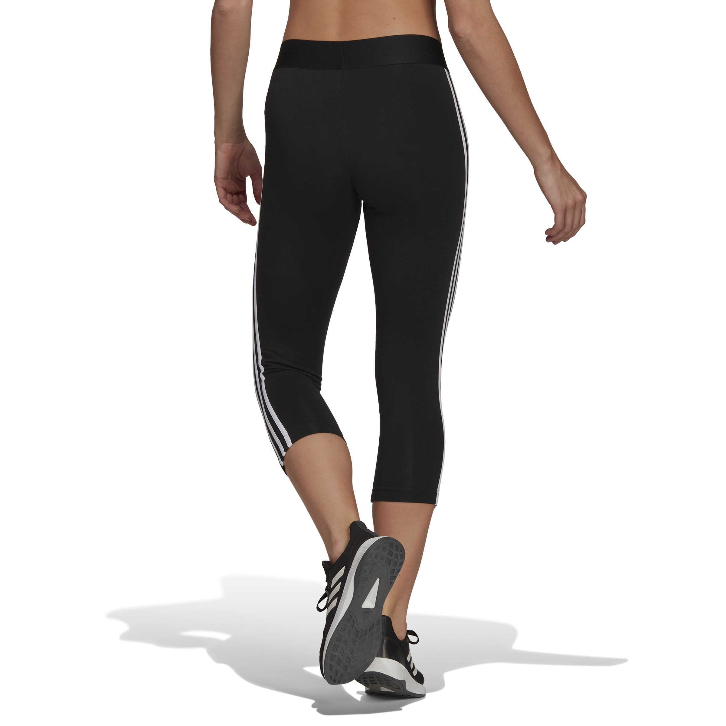 3 Stripes 34 Tight Damen - Schwarz, Weiß