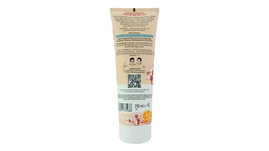 Jean&Len Body Lotion Orange/Ingwer 250 ml