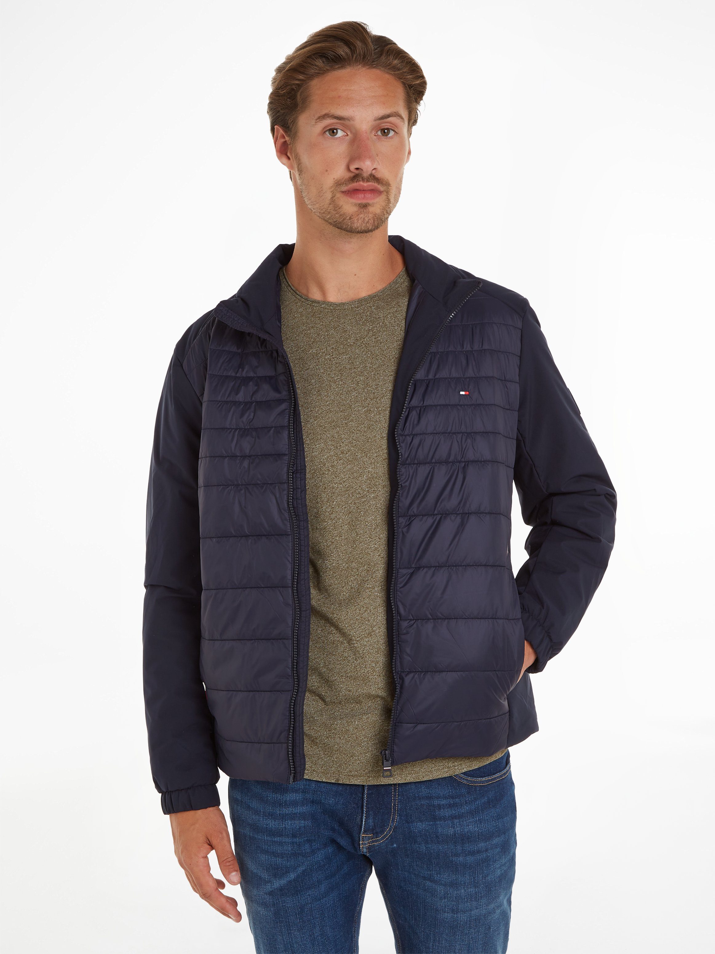 Tommy Hilfiger Steppjacke CL MIX MEDIA STAND COLLAR JACKET