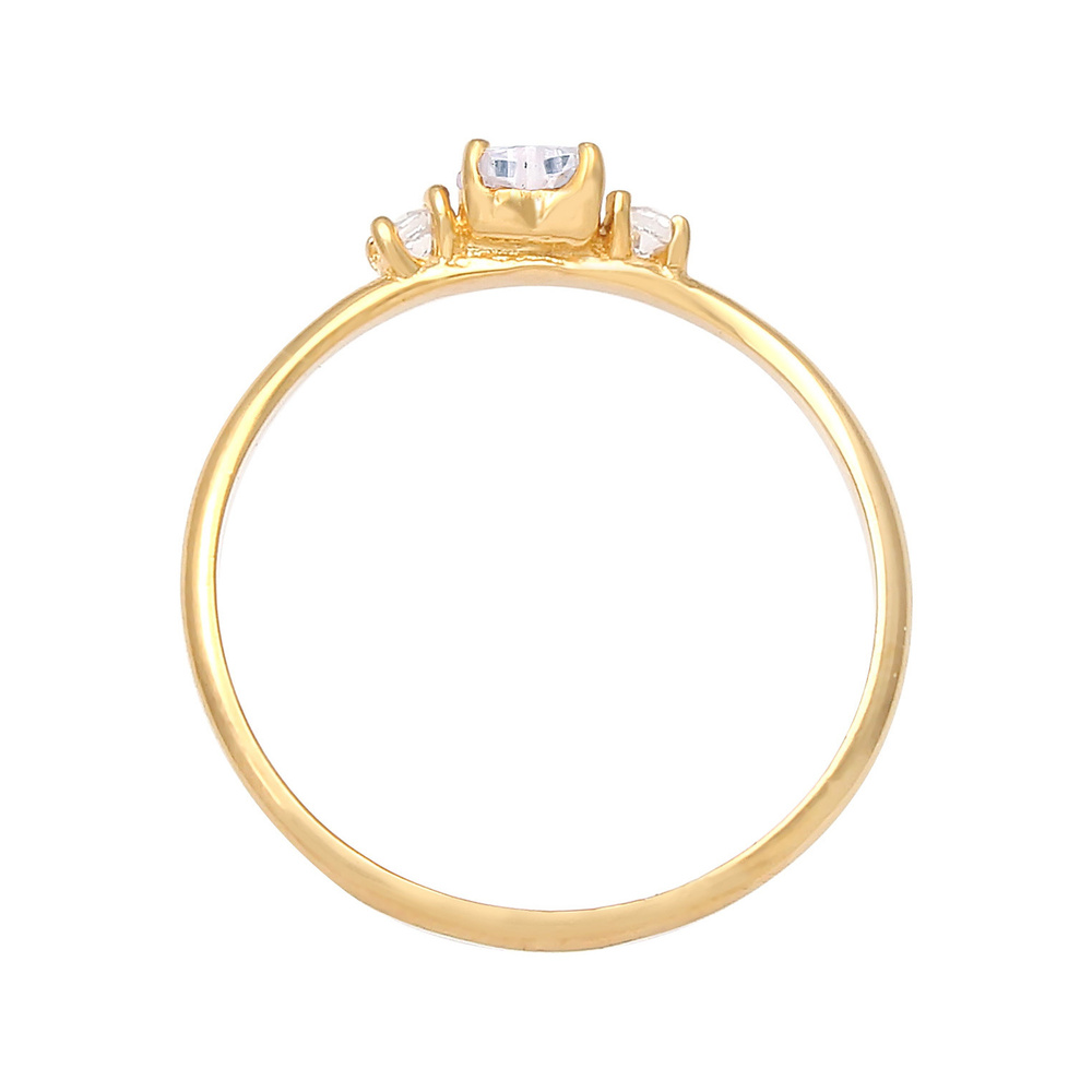 Elli Elli Bague Femmes Bague de fiançailles Cœur avec cristal de zirconium en argent s Bague