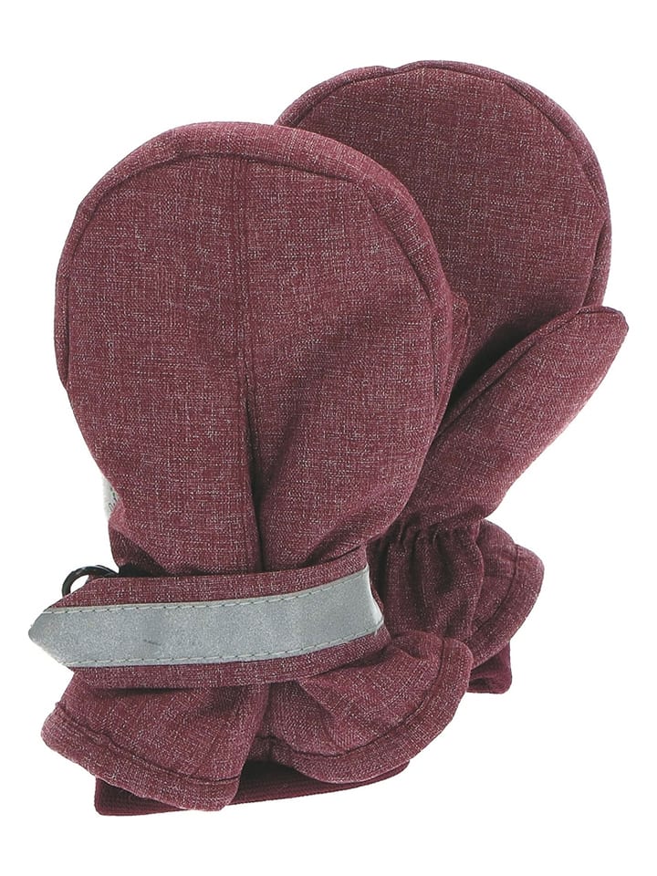 Sterntaler Funktionsfäustlinge in Bordeaux/ Weiß günstig kaufen
