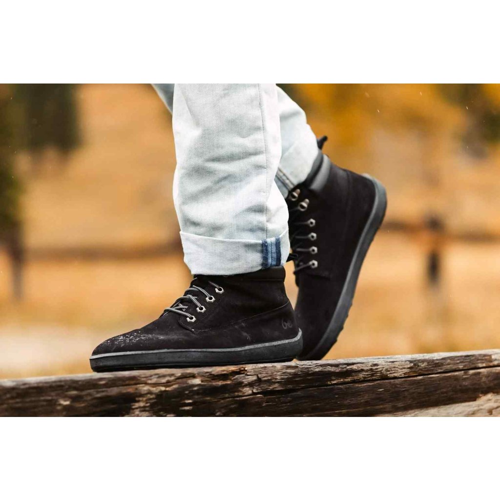 Be Lenka Nevada Neo All Black Barfuß-Übergangschuhe