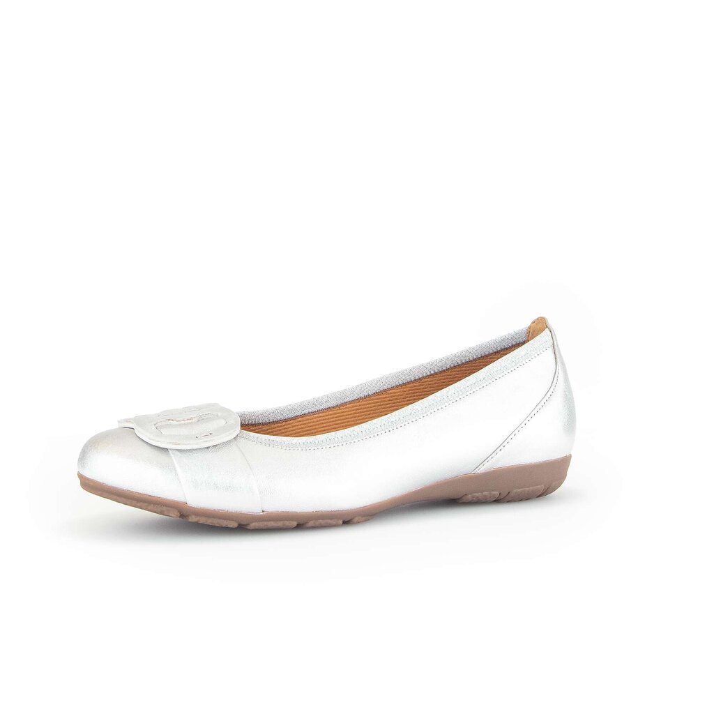 Gabor fashion Sportliche Ballerina silber