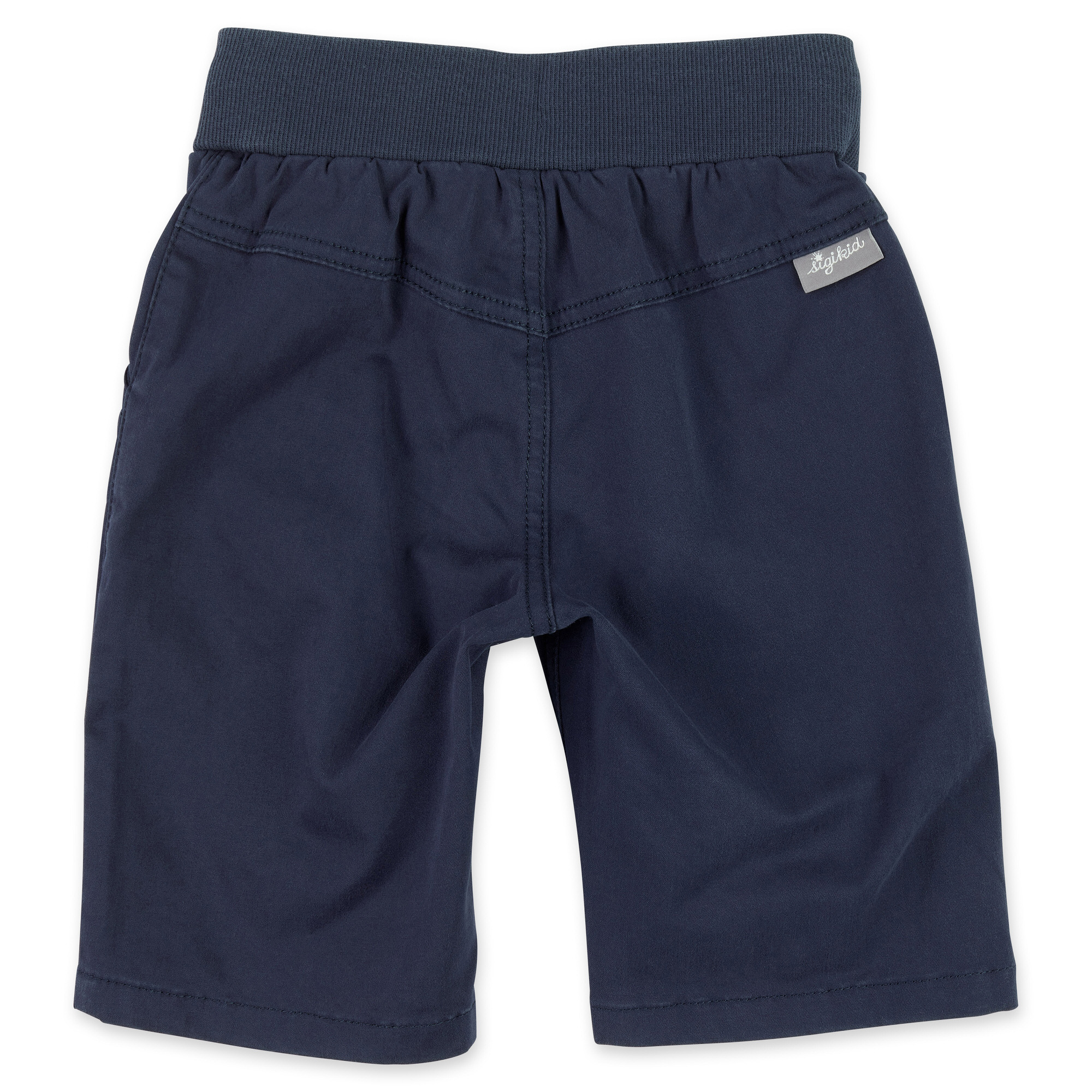 Dunkelblaue Kinder Gabardine Bermuda