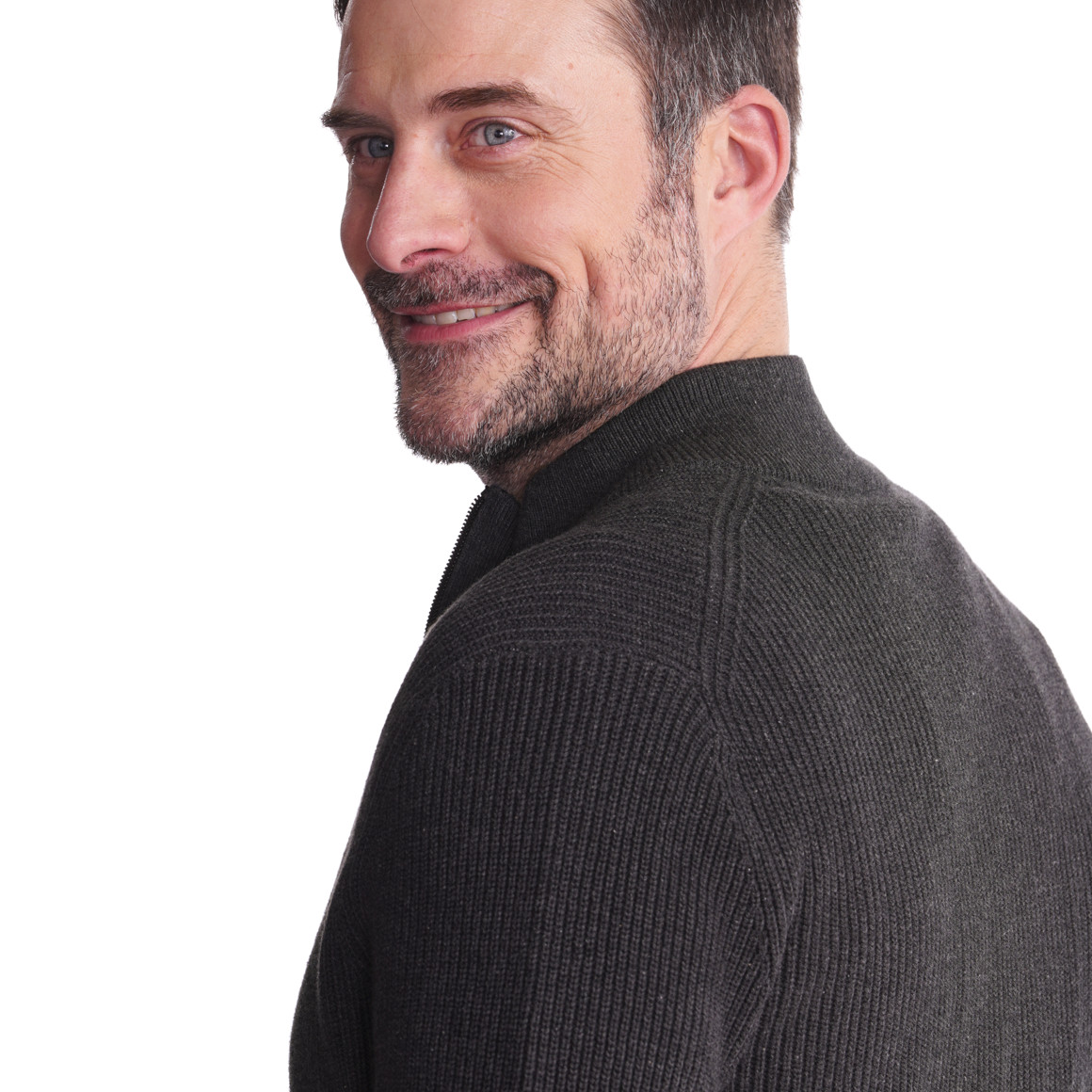 Herren Strickjacke mit Reißverschluss