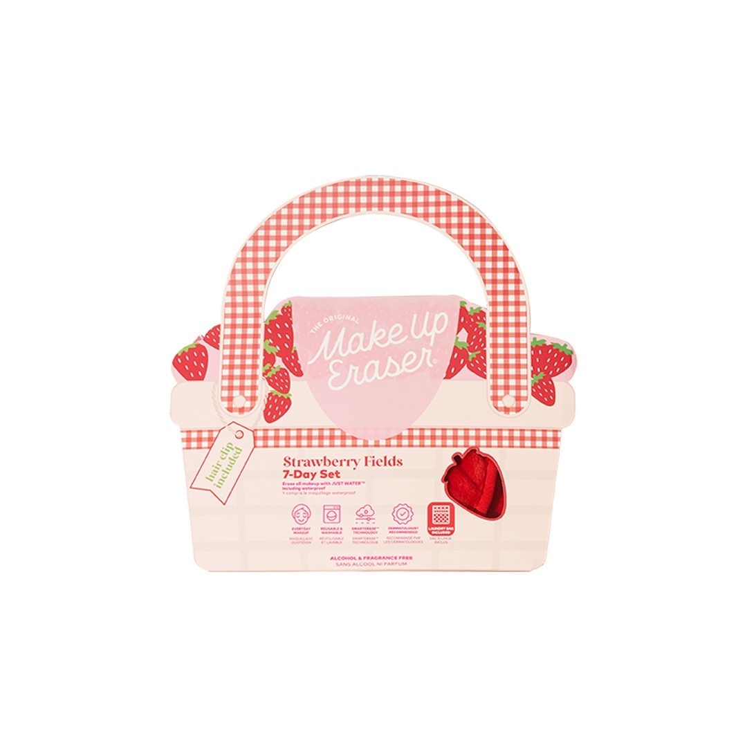 Strawberry Fields 7-Day Makeup Eraser Set