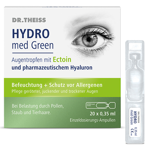 DR.THEISS Hydro med Green Augentro.Einzeldos.Amp.  20X0.35 ml  Augentropfen