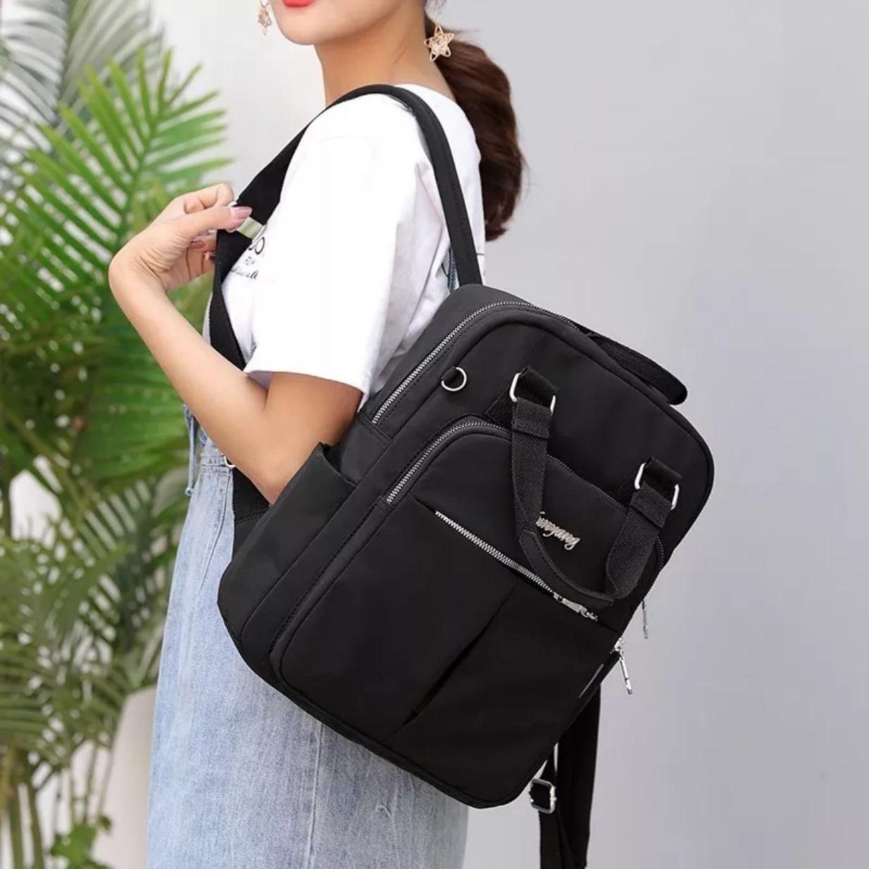Coonoor Cityrucksack Nylon Wasserdicht Rucksäcke, Arbeitsrucksack externen USB-Anschluss