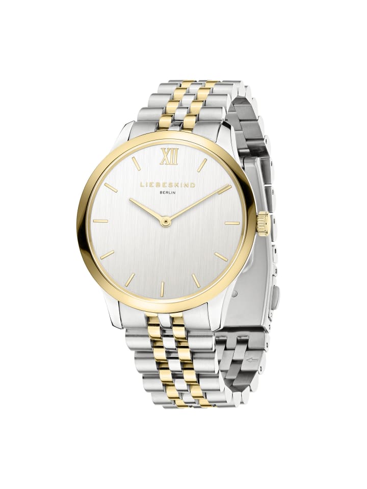 LIEBESKIND BERLIN Armbanduhr in bicolor silber/gold günstig kaufen onesize