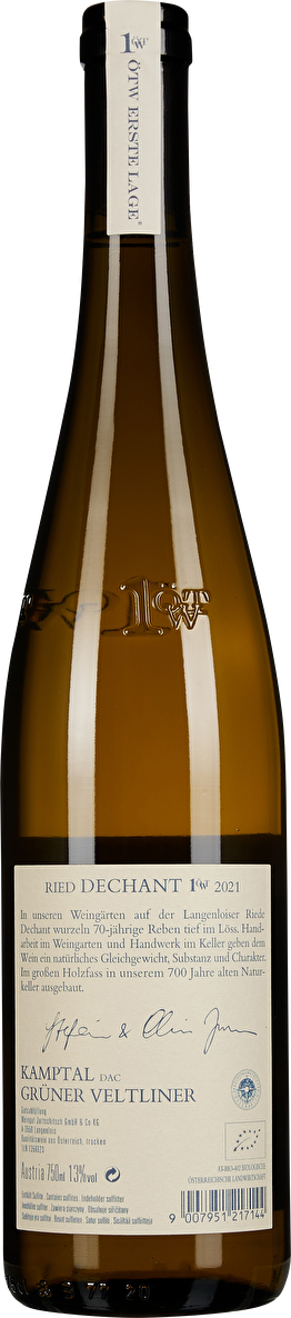 Jurtschitsch Grüner Veltliner Ried Dechant 1ÖTW Erste Lage 2021