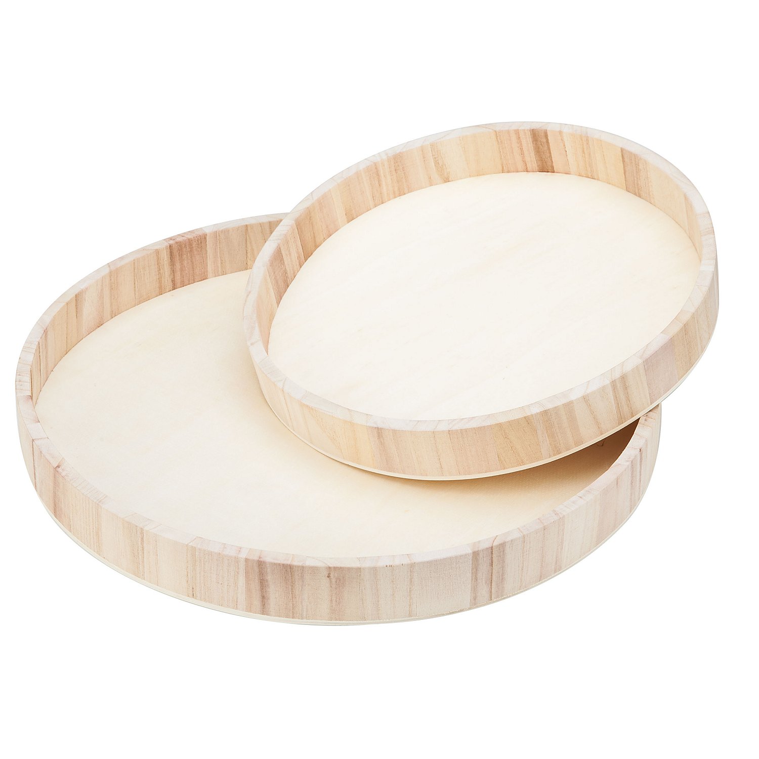 Tablett-Set aus Holz, 2 Stück