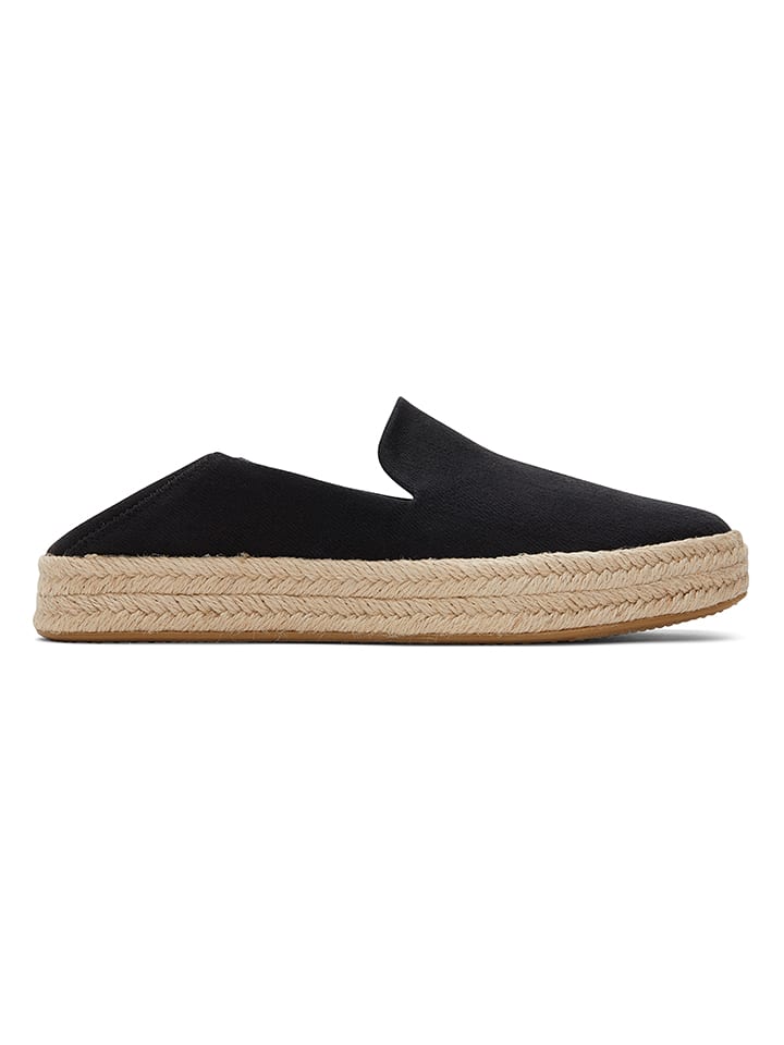 TOMS Espadrilles in Schwarz günstig kaufen