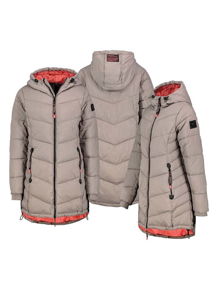Sublevel Steppmantel in Taupe günstig kaufen