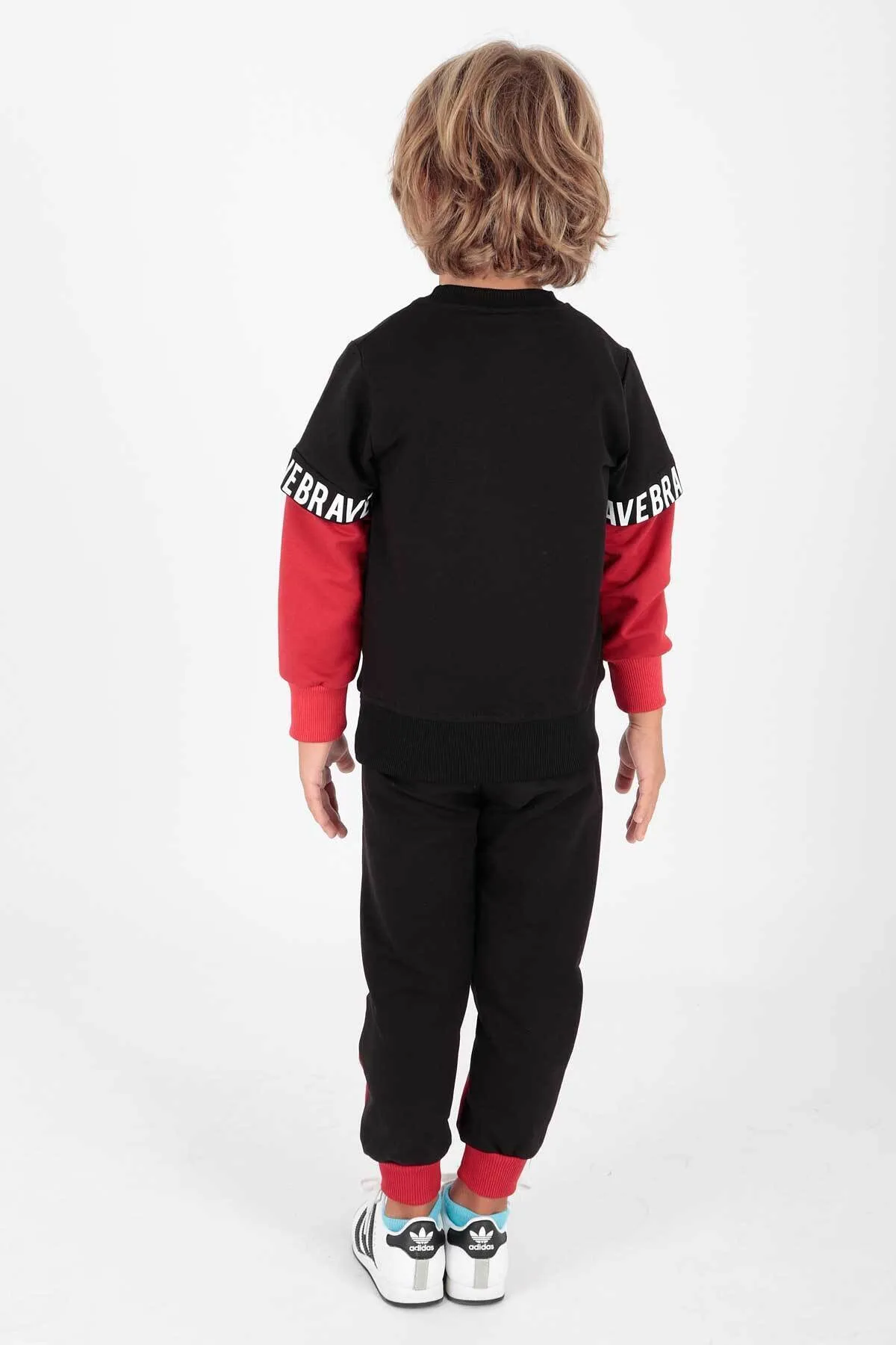 AHENGİM  Bedrucktes Brave-Trainingsanzug-Set für Jungen Ak2231