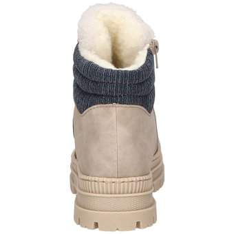 Rieker Schnür Boots in beige